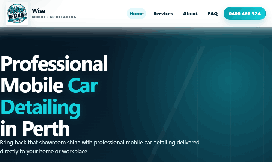 Homepage preview of the Booking-First concept