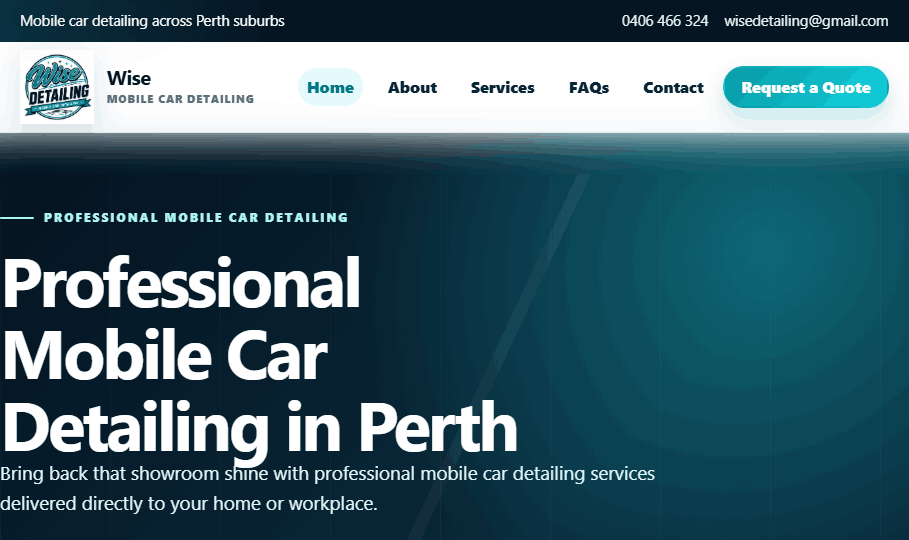 Homepage preview of the Classic concept