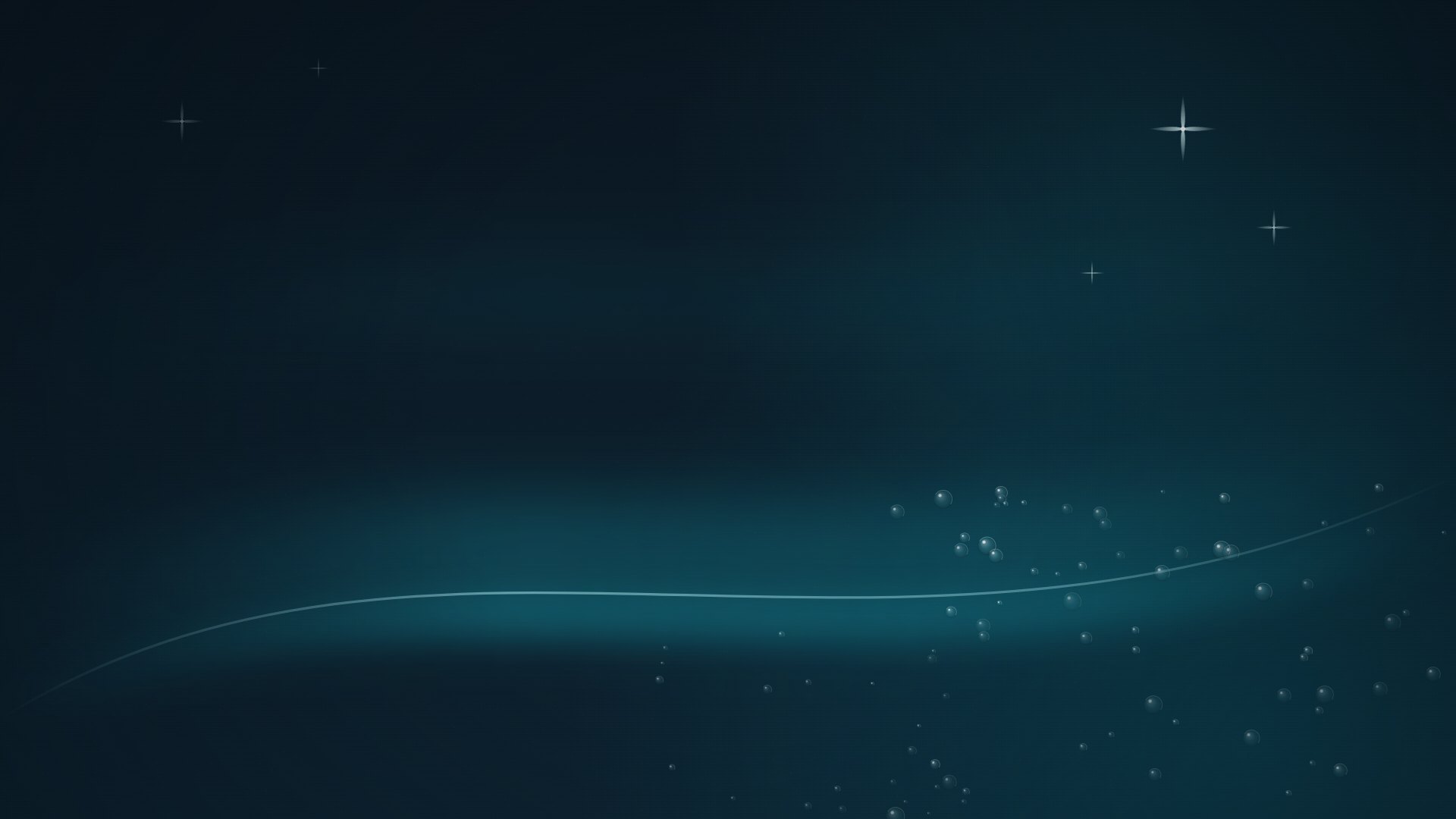 Sparkles over dark paint representing restored clarity