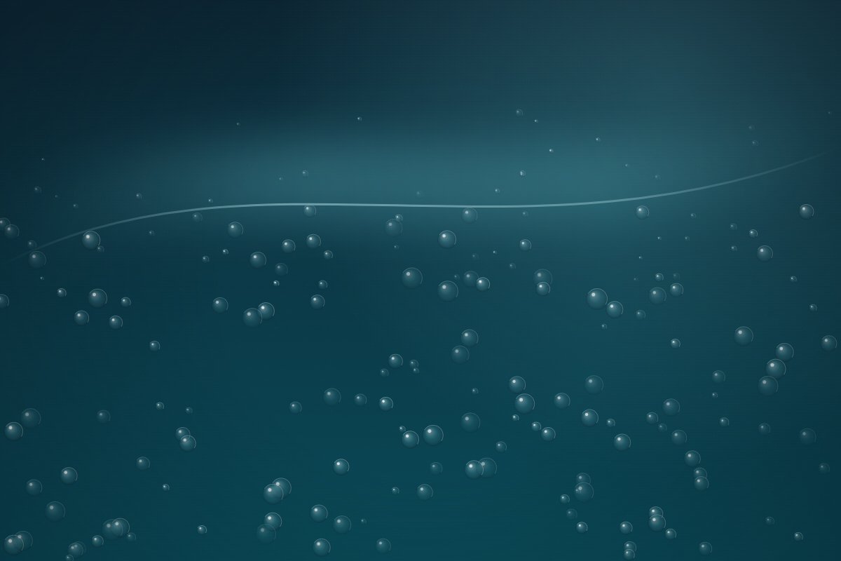 Water beading across freshly detailed dark paintwork